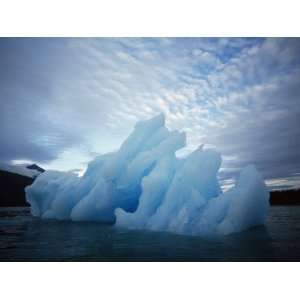  Usa, Alaska, Iceberg Floating on the Water Photographic 