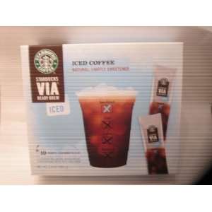 Starbucks Via Iced Coffee   10 Packets