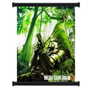  Metal Gear Solid 3 Snake Eater Game Fabric Wall Scroll Poster 