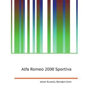  Alfa Romeo 2000 Sportiva Ronald Cohn Jesse Russell Books