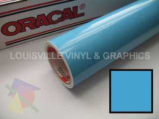 Roll 24 X 10yd Ice Blue Oracal 751 Sign Cutting Vinyl  