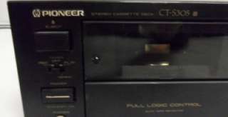 Vintage Pioneer Stereo Cassette Tape Deck CT S305 Used  