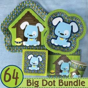  Boy Puppy Dog Baby Shower Party Supplies & Ideas   64 Big 