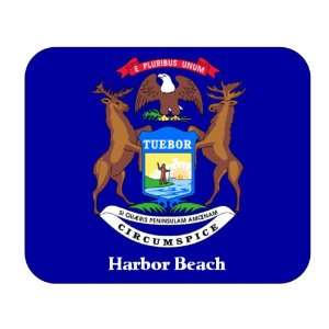   US State Flag   Harbor Beach, Michigan (MI) Mouse Pad 