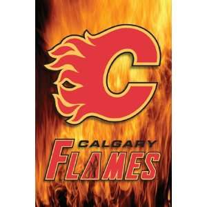   Calgary Flames Poster Logo New Hockey Nhl Xl 2 Vs 3922