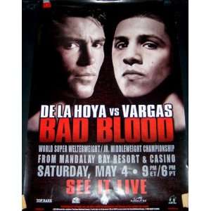  De La Hoya Vs Vargas 2002 Boxing Poster (Sports 