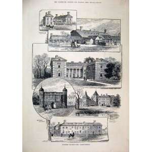   1886 Hunting Centres Compton Verney Walton Gate House