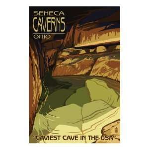 Seneca Caverns, Ohio   Pool Premium Poster Print, 24x32  