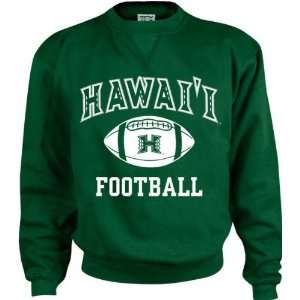  Hawaii Warriors Perennial Football Crewneck Sweatshirt 