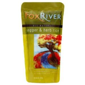 Fox River, Rice Pepper & Herb, 8 Fluid Ounce (12 Pack)