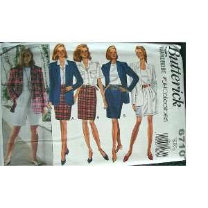 MISSES JACKET, SKIRT & SHORTS SIZES 12 14 16 BUTTERICK JH COLLECTIBLES 