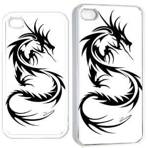  dragon tattoo iPhone Hard 4s Case White Cell Phones 