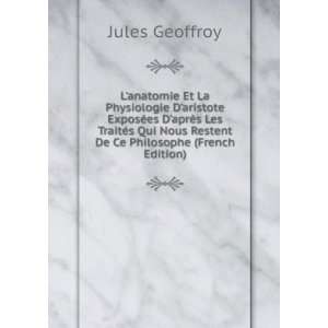   Nous Restent De Ce Philosophe (French Edition) Jules Geoffroy Books