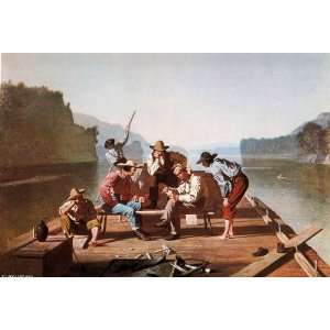  FRAMED oil paintings   George Caleb Bingham   24 x 16 