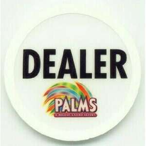  Palms Hotel Las Vegas Jumbo Poker Dealer Button Sports 