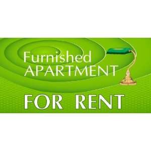  3x6 Vinyl Banner   Furnished Apartment For Rent 