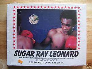 1979 Sugar Ray Leonard Boxing Puzzle Complete & Sealed  