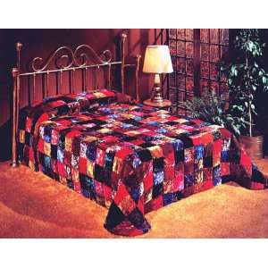   Velvet Patchwork Duvet/ Comforter Cover   King Size