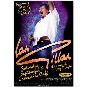  Ian Gillan Poster   Concert Flyer