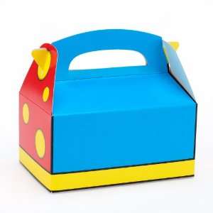  Lets Party By Blue, Red and Yellow Empty Favor Boxes 