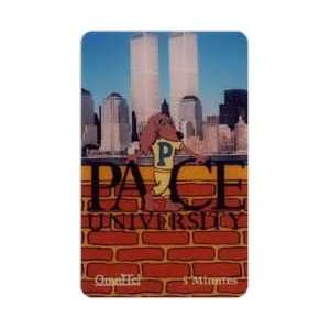    5m PACE University (New York) Mascot & NYC Skyline w/ Twin Towers