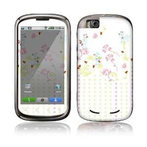   Skin Decal Sticker for Motorola Cliq 2 Begonia Cell Phone Cell Phones