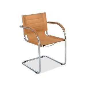  Safco Flaunt Guest Chair with Arm   Camel   SAF3457CM 