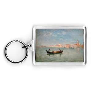  Venice (oil on canvas) by Adolphe Appian   Acrylic Keyring 