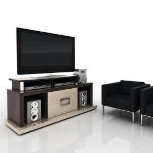    TM Function Vector 57 TV Stand in Tobacco and Maple Toys & Games