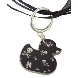  Pirate Ducky Recycled Mail Pendant 