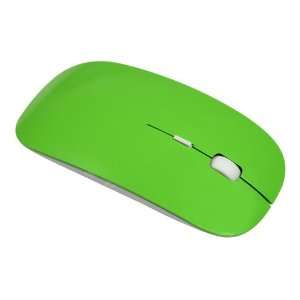  2.4g Wireless Portable Pc Optical Mouse Apple Green New 