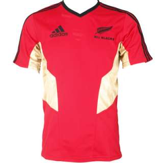 New Zealand All Blacks Rugby Training Shirt Adidas S XL  