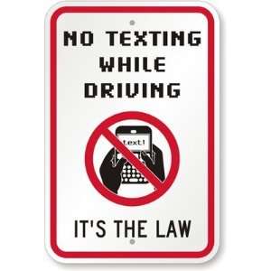  No Texting While Driving (with Graphic) Its The Law 