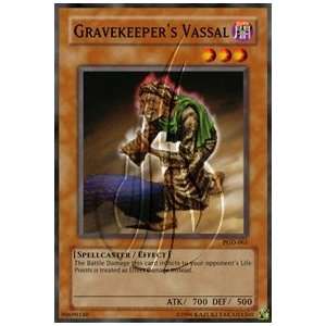   Gravekeepers Vassal / Single YuGiOh Card in a Protective Deck Sleeve