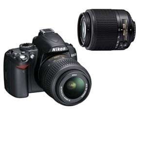  Nikon D3000 18 55mm & 55 200mm Lens Bundle  Players 