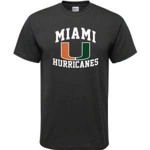  Miami Hurricanes Black Aptitude T Shirt