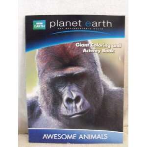   Awesome Animals Coloring & Activity Book ~ Gorilla Cover Toys & Games