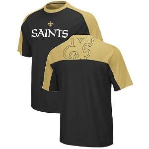   Reebok New Orleans Saints Black Draft Pick T Shirt