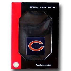  Chicago Bears Executive Leather Money Clip/Card Holder 