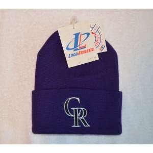  Colorado Rockies Vintage Purple Beanie Hat   Cuffed MLB 