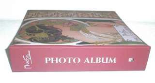 ALPHONSE MUCHA Photo Album COWSLIP Slip In Red Pink NEW  