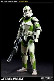 442nd Siege Battalion Clone Trooper 16 Scale Figure by Sideshow 