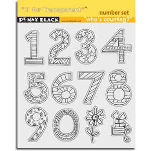  Penny Black   Who´s Counting? Clear Stamps Arts, Crafts 