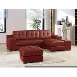  Italian Leather Sectional Sofa Set   Peru Leather 