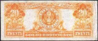 VERY NICE Attractive SCARCE 1906 $20 GOLD CERTIFICATE  