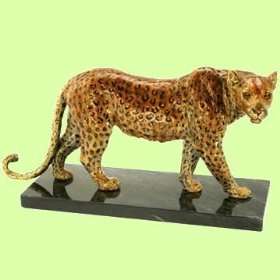  Leopard Metal Art Sculpture