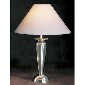   Lighting, 29.5 Chrome Metal Table Lamp   M1078CH
