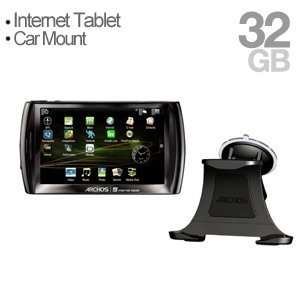  Archos5 Internet Touch Tablet and Car Mount Bundle 