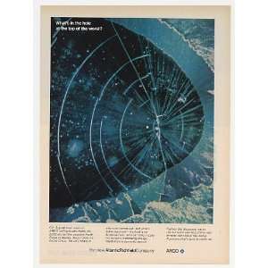   Arctic Circle Hole ARCO Atlantic Richfield Co Print Ad