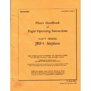    Grumman JRF 5 Aircraft Pilots Handbook Manual Grumman Books